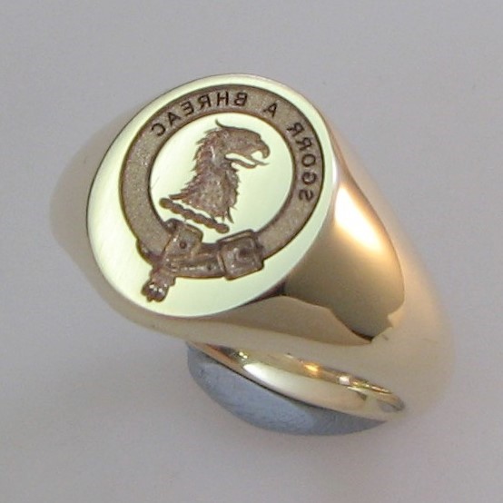 Clan badge engraved into your own jewellery