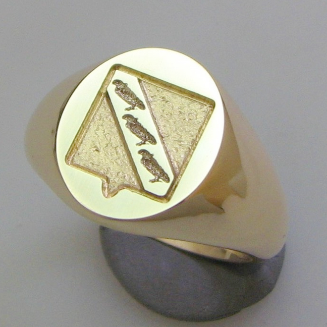 shield engraved into yur own jewellery