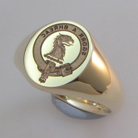 Clan badge engraved into your own jewellery